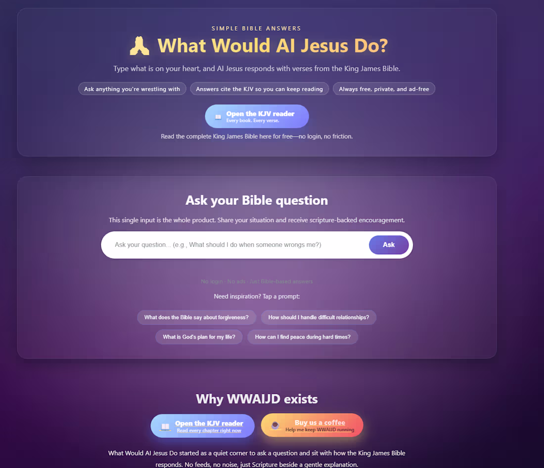 Cover image for Analyzing Generative AI in Spiritual Guidance