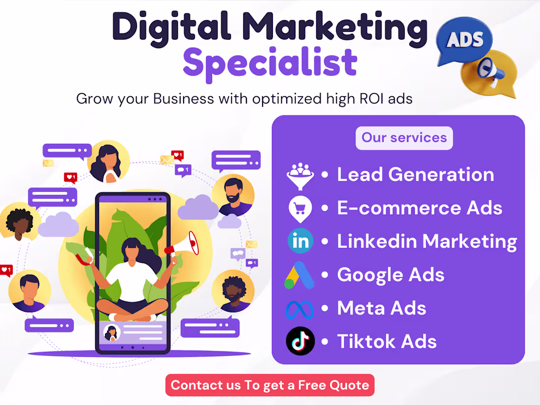 Cover image for Online Marketing, Optimized Online Ads to generate High ROI