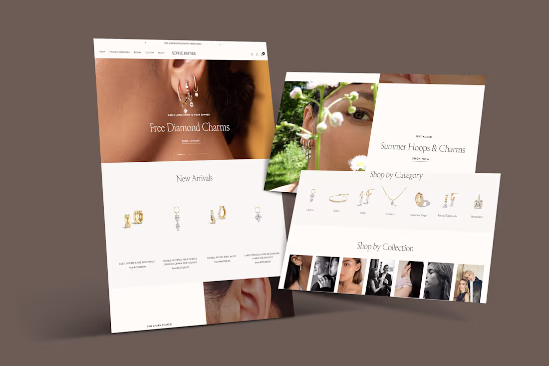 Cover image for Jewelry E-commerce Website Design