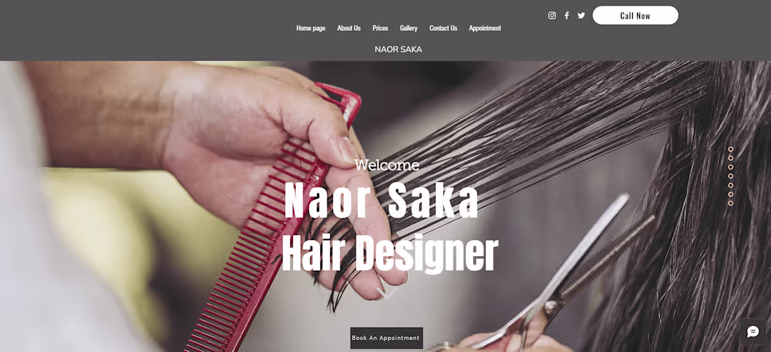 Cover image for Hair Salon Website