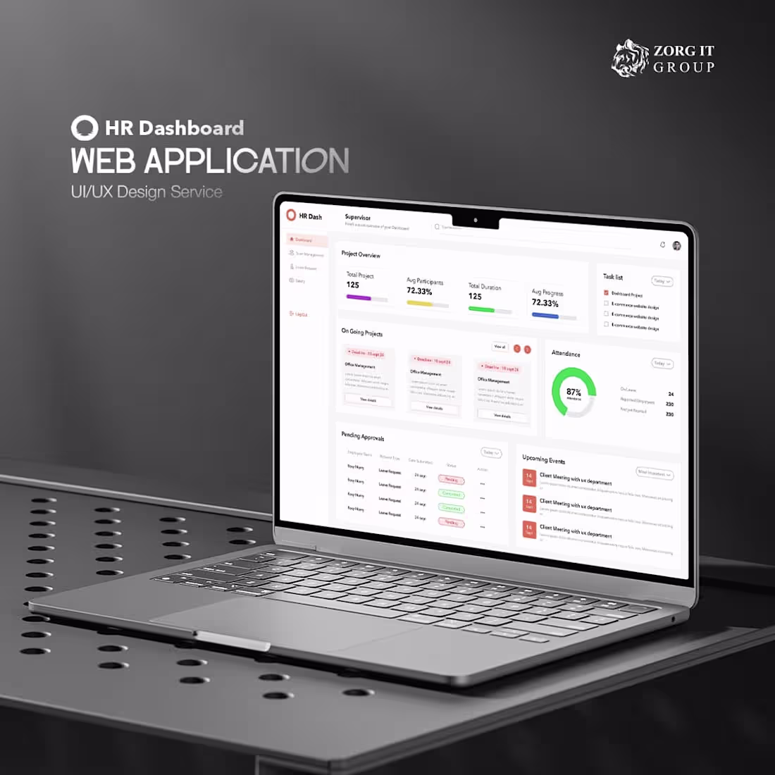 Cover image for HR Dash - Dashboard Web Application