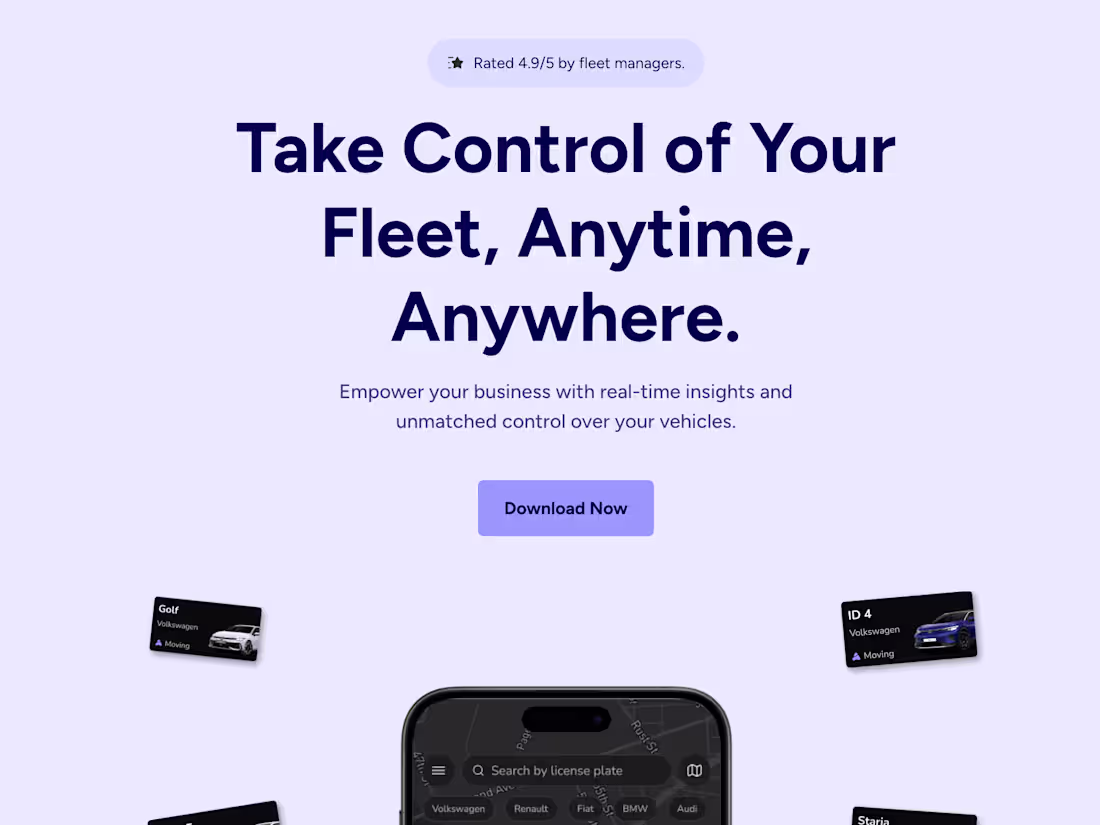 Cover image for 🚀 Vehicle Fleet Tracking Website | Trauto