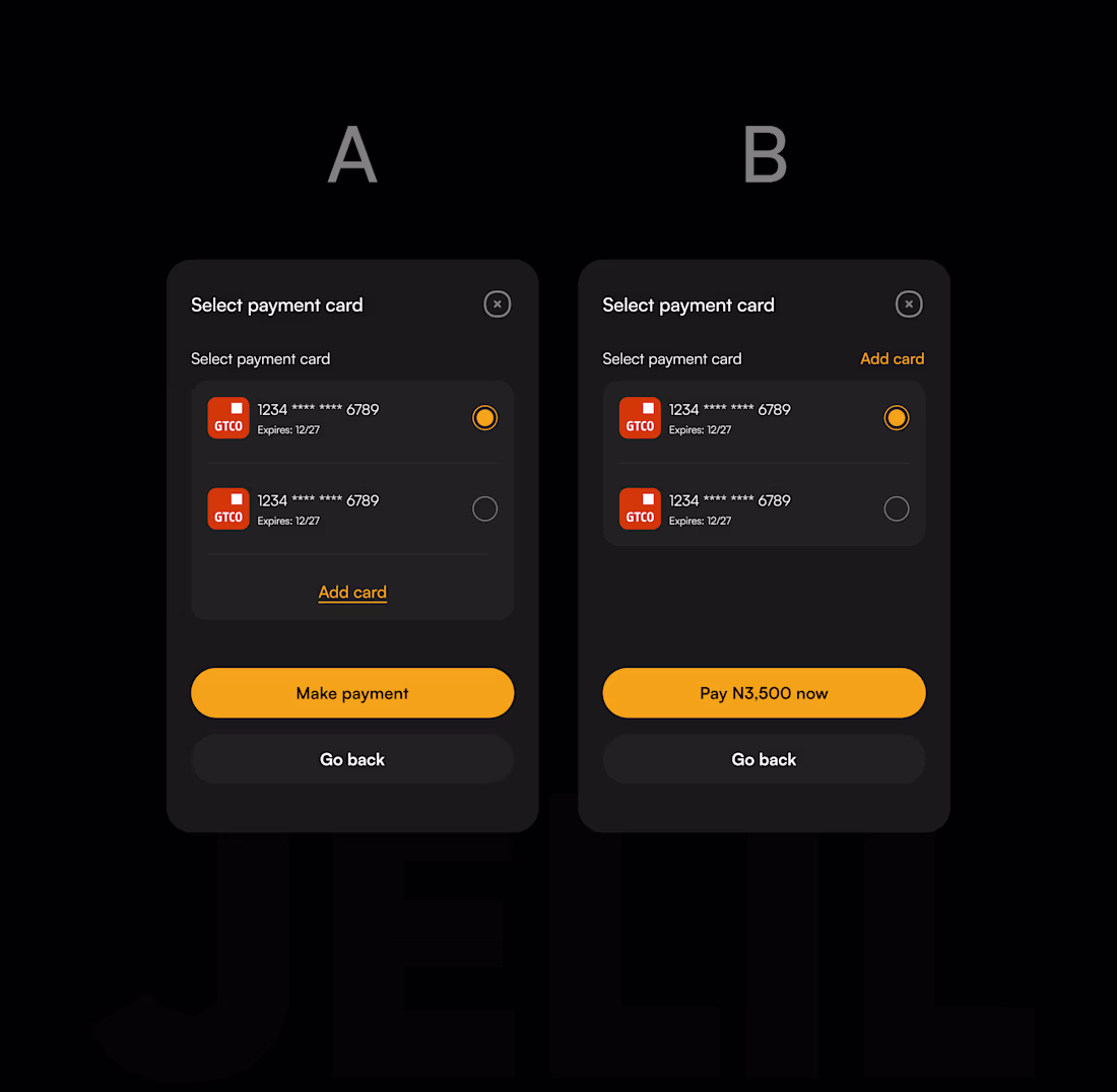 Cover image for Payment screen micro-copy redesign —