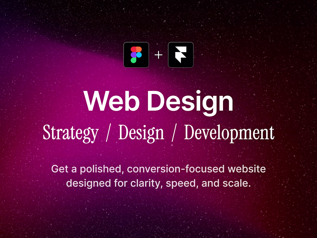 Cover image for Web Design & Dev