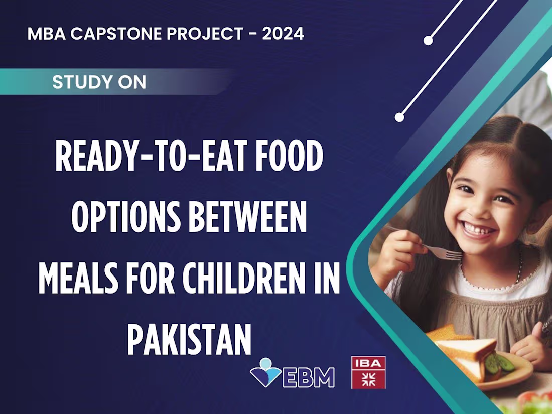 Cover image for Primary Market Research for Snack Choices Among Children