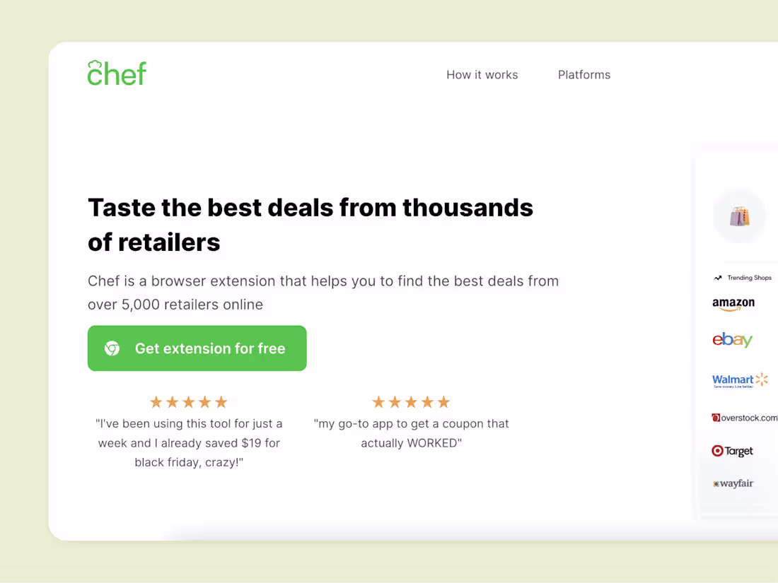 Cover image for Responsive landing page for a chrome extension product page
