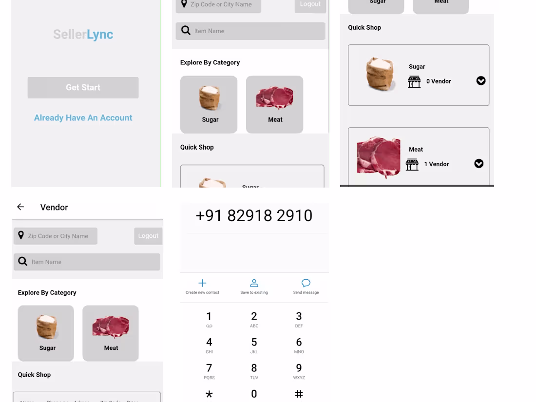 Cover image for Vendor app for android & ios