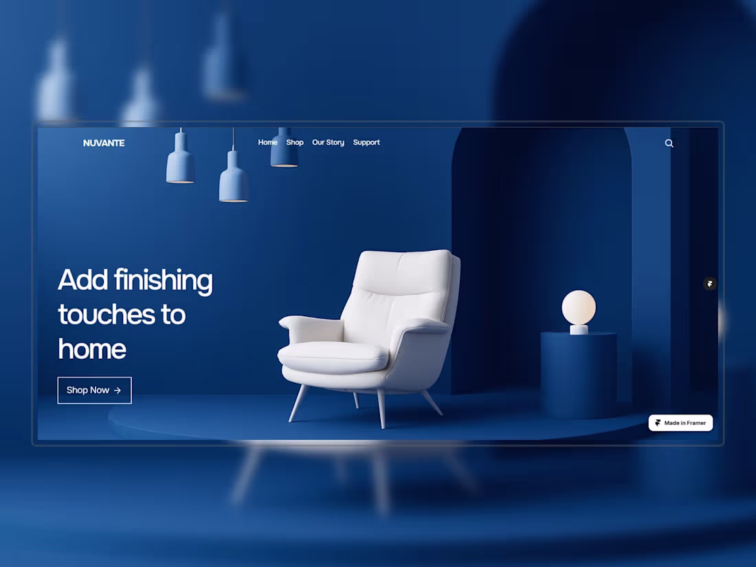 Cover image for Framer + Shopify eCommerce Design –  Conversion-Focused