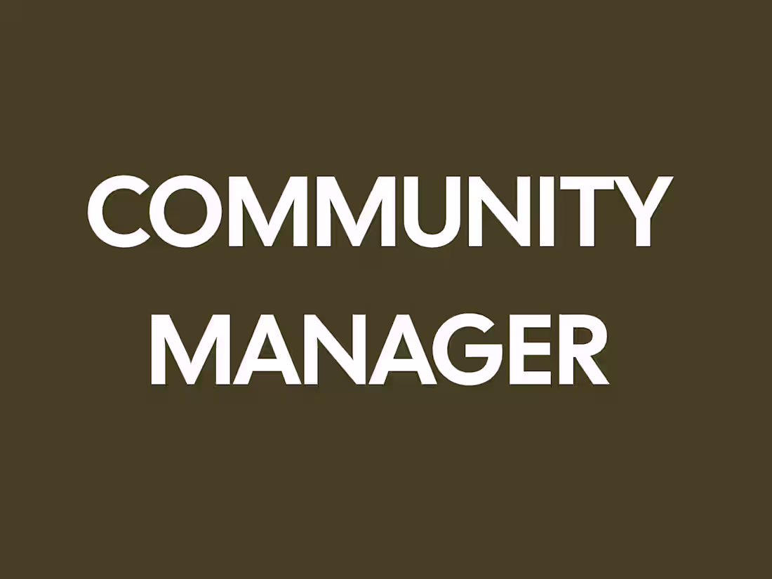 Cover image for community management