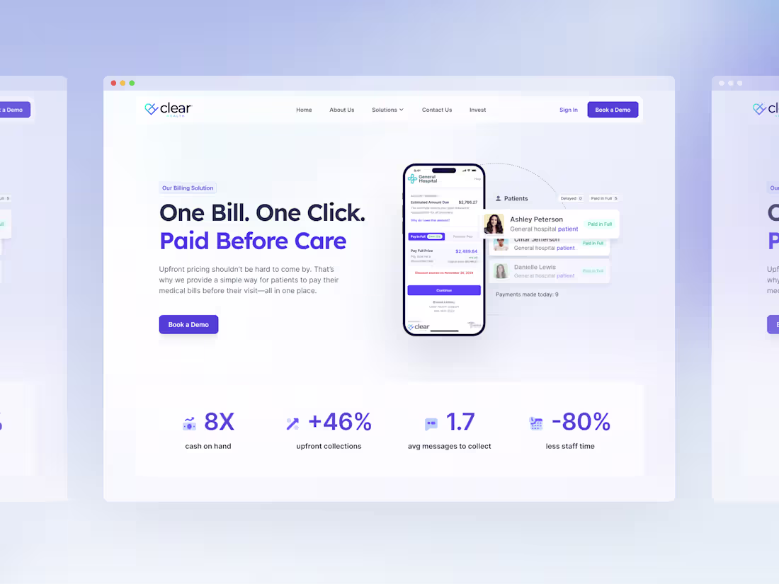 Cover image for Website Redesign for Clear Health