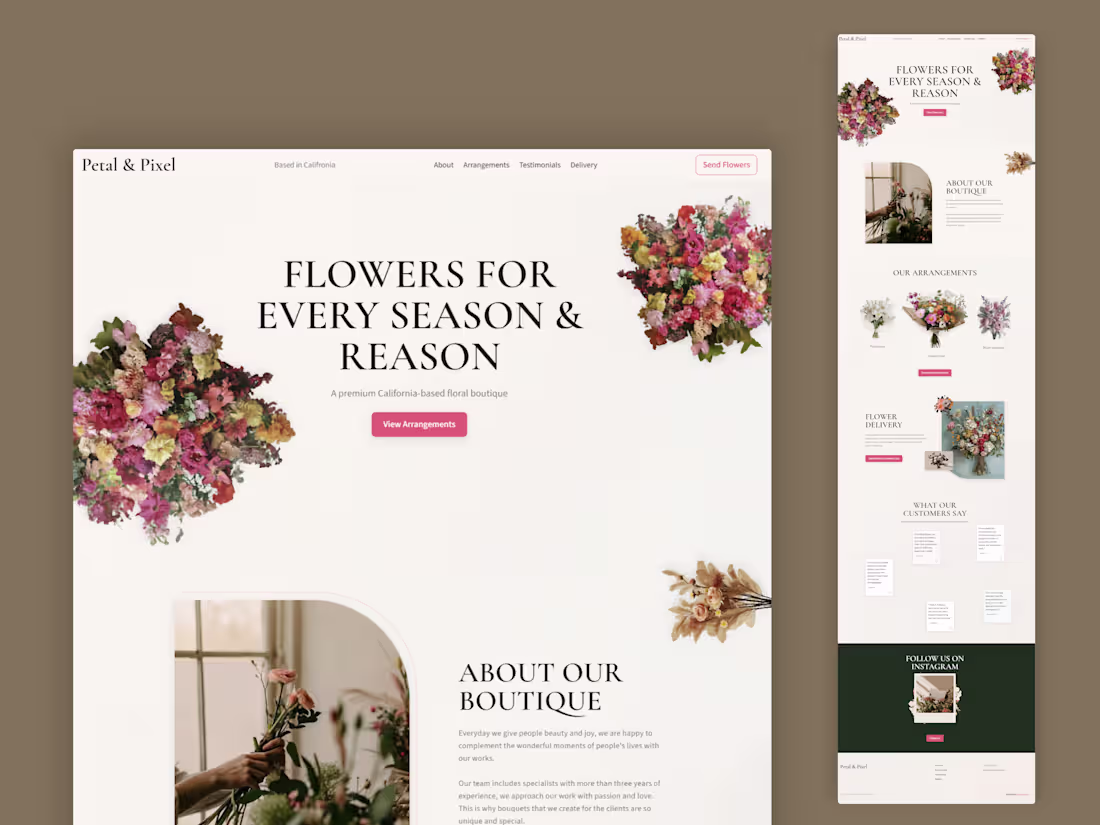 Cover image for Petal & Pixel