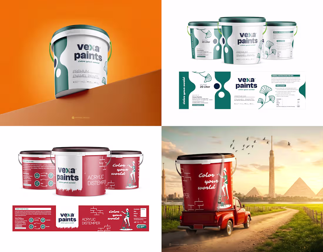 Cover image for Eye-Catching Industrial Paint Packaging Design by Ahemad