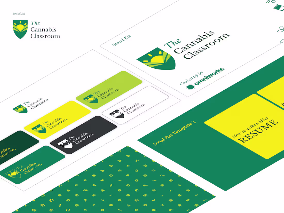 Cover image for Cannabis Classroom Logo + Brand Kit