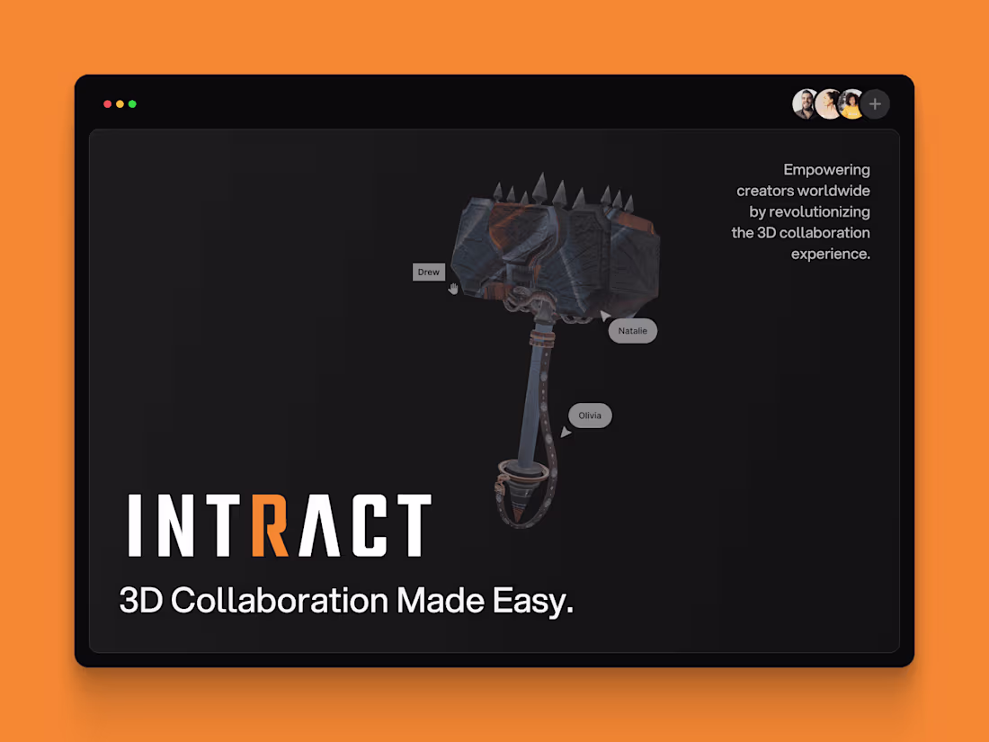 Cover image for Intract - 3D collaboration made easy