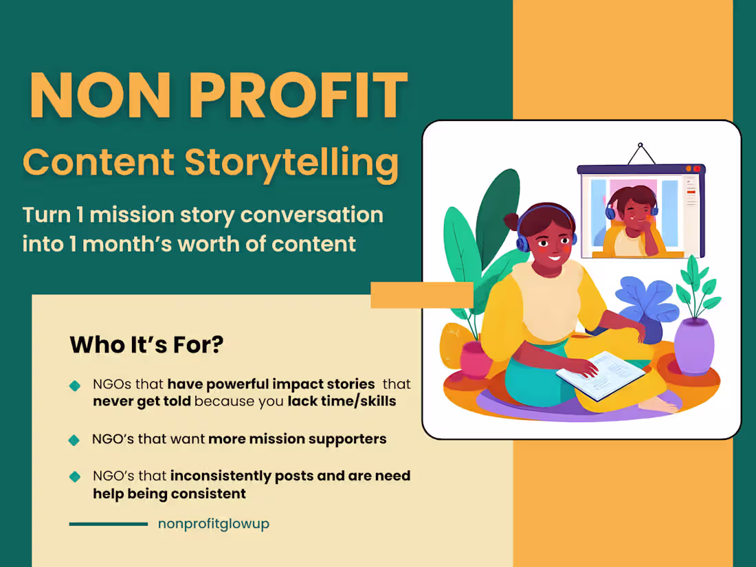 Cover image for 1 Video, 30 Days of Content: Nonprofit Storytelling Catalyst 