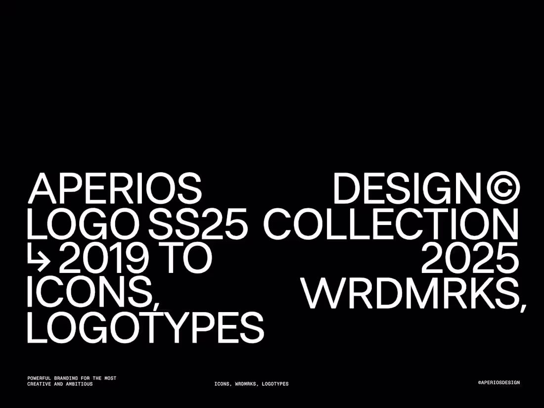 Cover image for Logofolio ©SS25 – Icons, logotypes, wordmarks