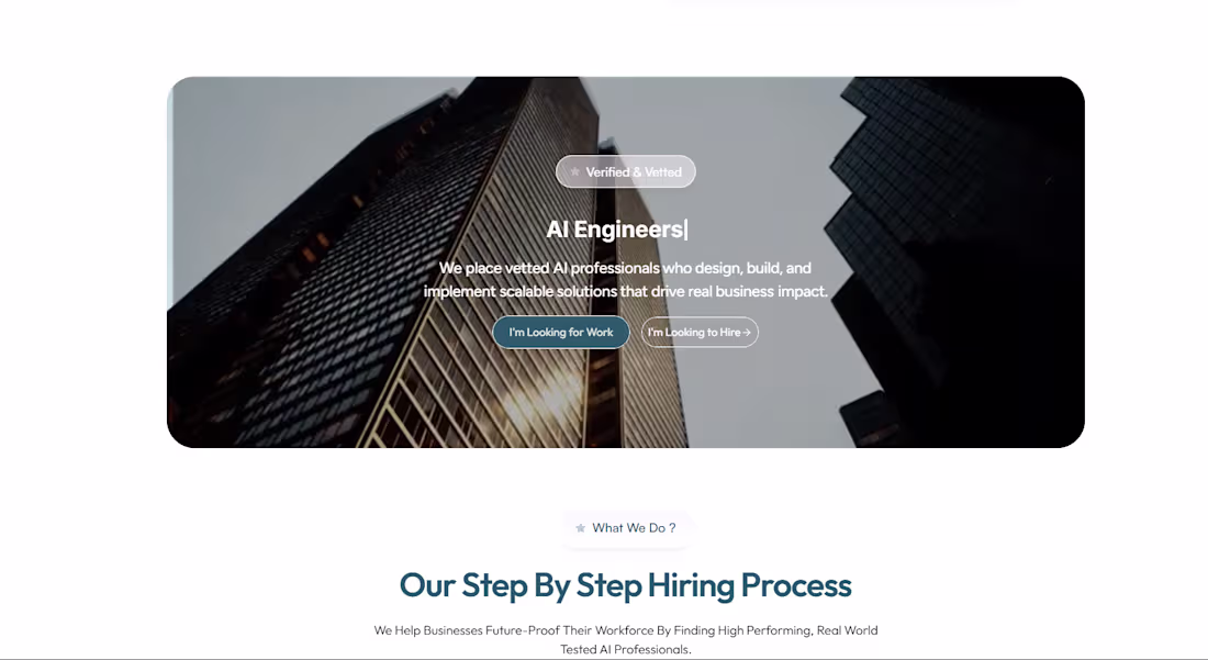 Cover image for 🏙️ Framer Component Drop Modern Hero Section Built this sle...