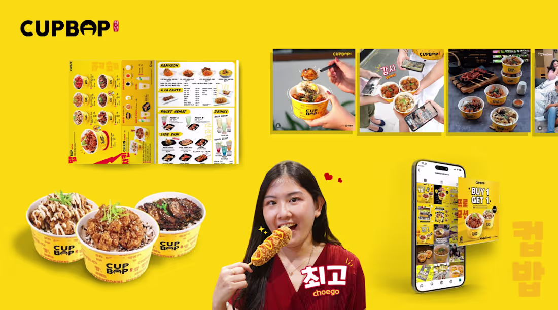 Cover image for Cupbop Visual Identity & Social Media Planning