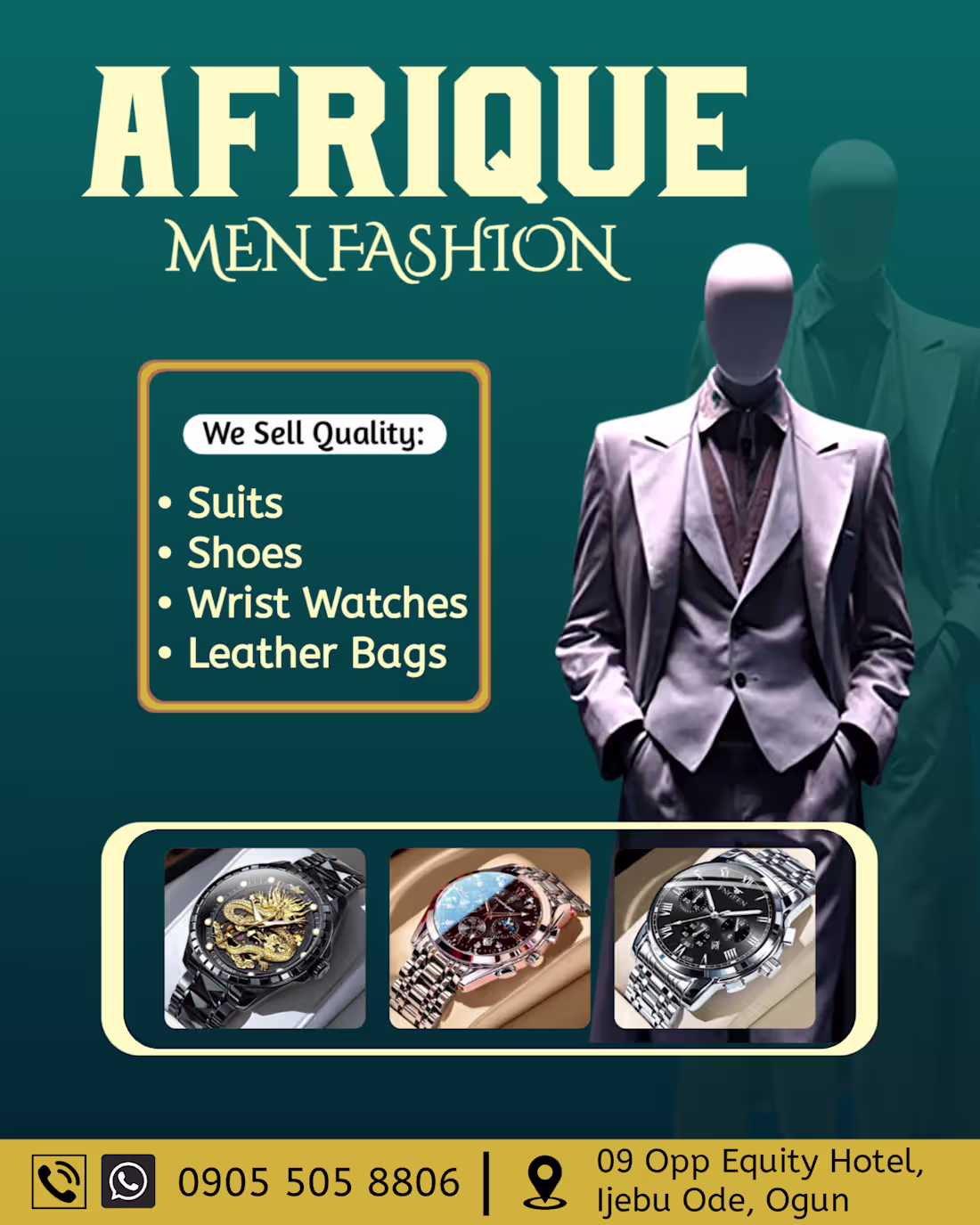 Cover image for Promotional flyer designed for a