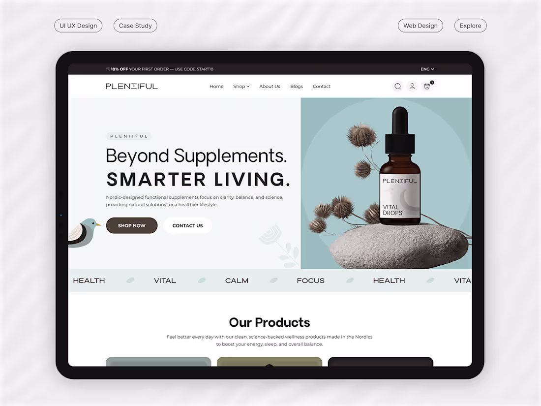 Cover image for Plentiful / Shopify store