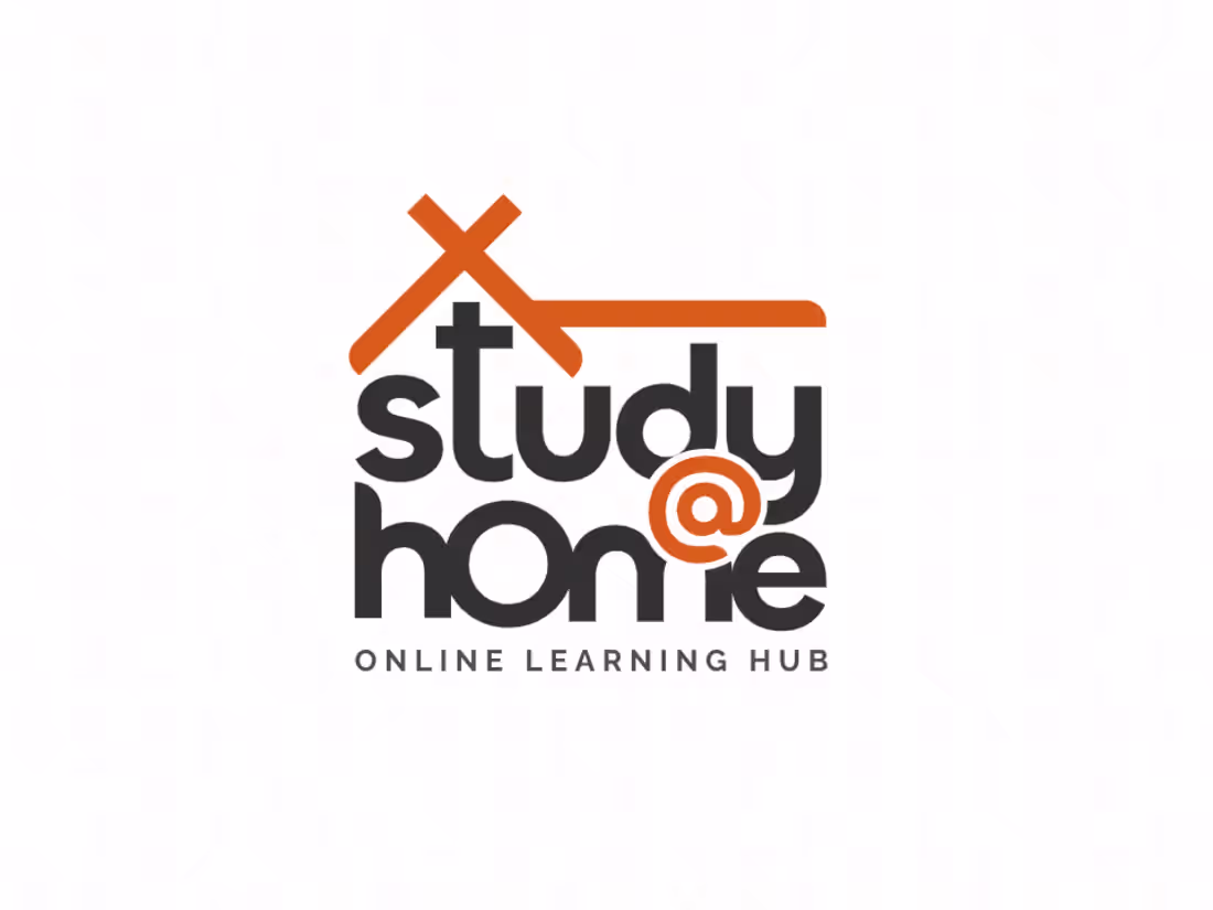 Cover image for Study@Home | Online Learning App | Logo and Branding