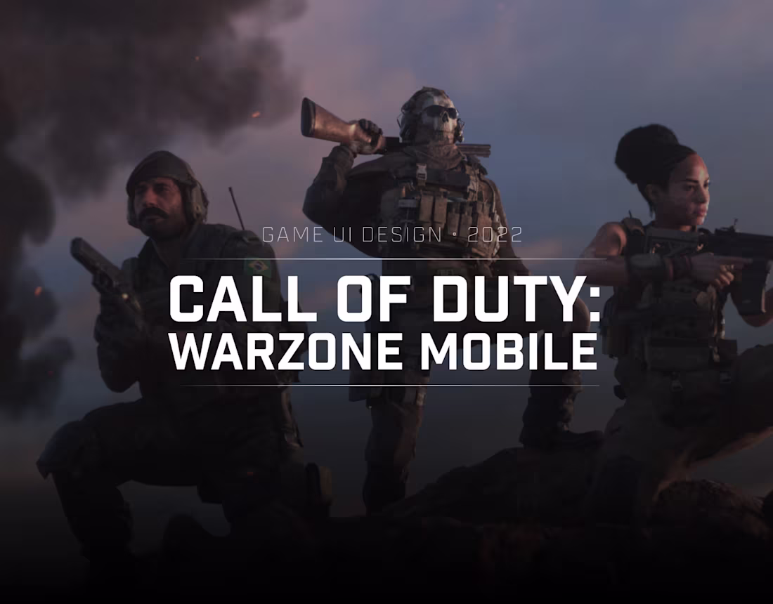 Cover image for Call of Duty: Warzone Mobile / UI Redesign