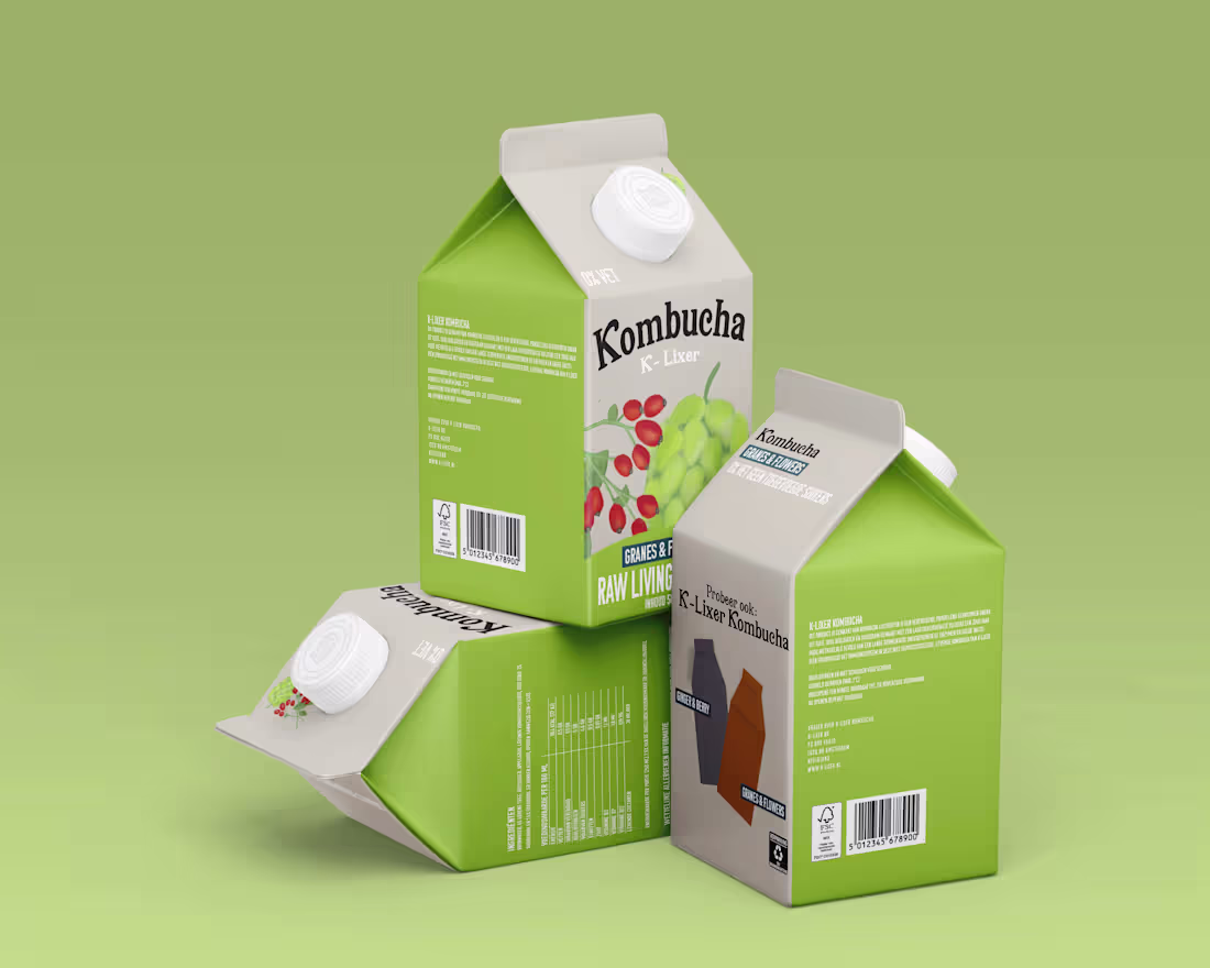 Cover image for Packaging Design Kombucha
