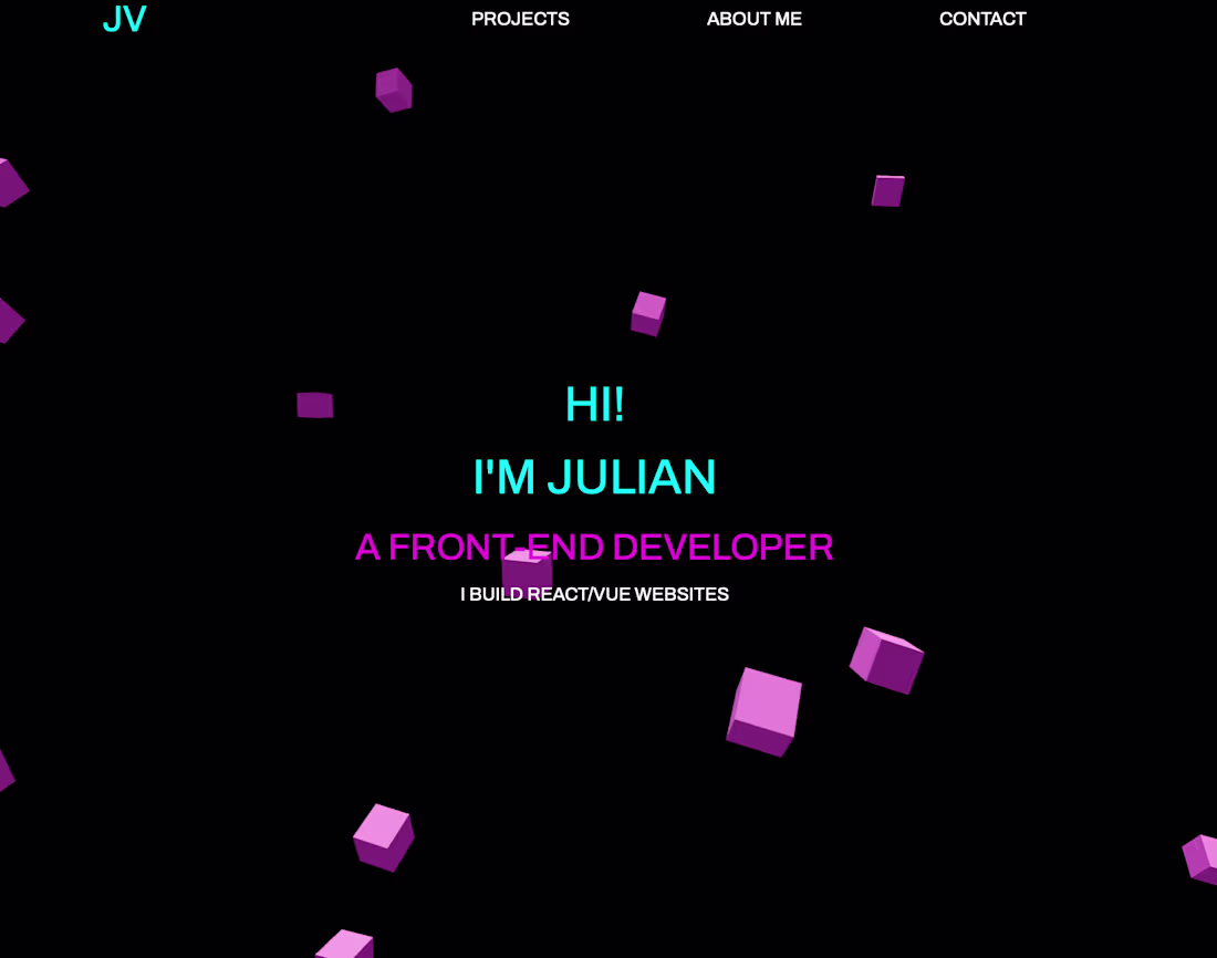 Cover image for Portfolio with 3D animations