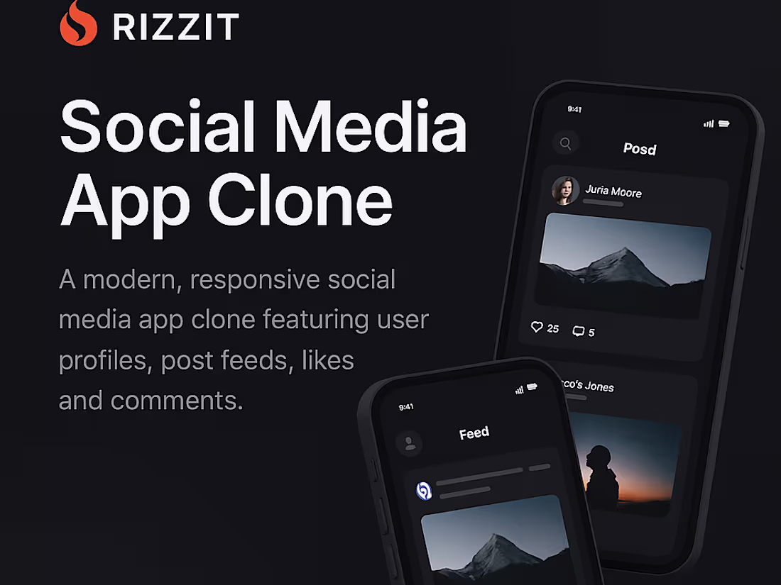 Cover image for Rizzit - A MERN Stack Social Media Platform