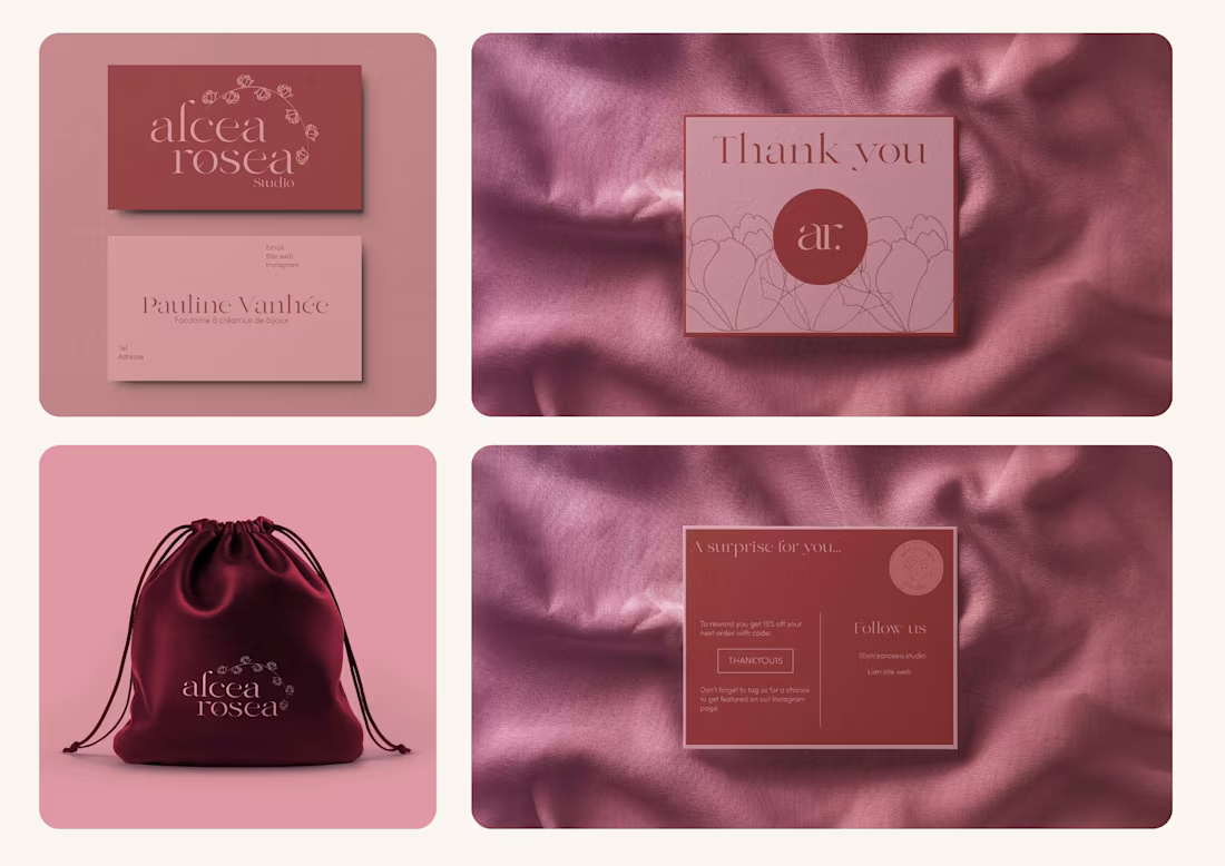 Cover image for Founded in 2022, Alcea Rosea is a French pearl jewelry brand...