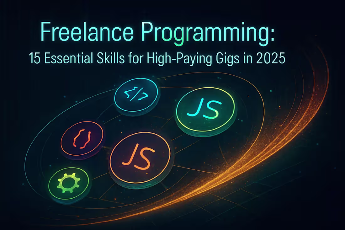 Cover image for Freelance Programming: 15 Essential Skills for High-Paying Gigs in 2025
