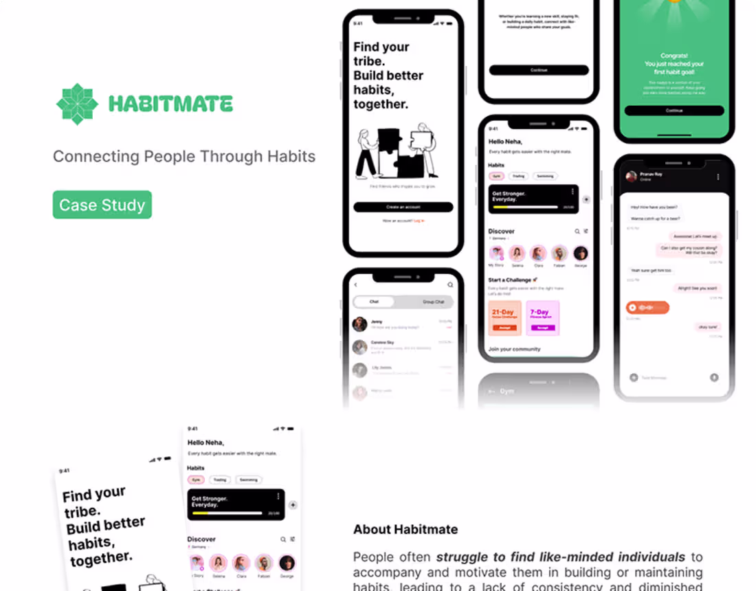 Cover image for Habitmate - UI/UX Project