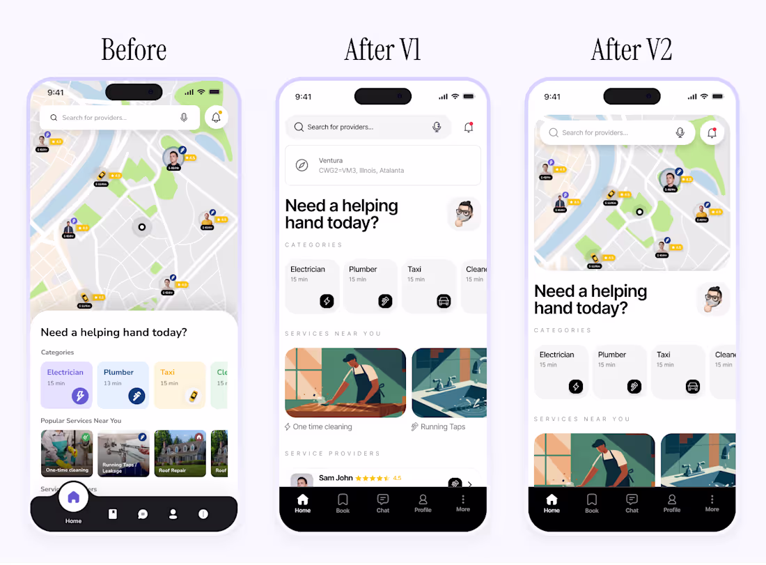 Cover image for All-in-One Service Booking App Design