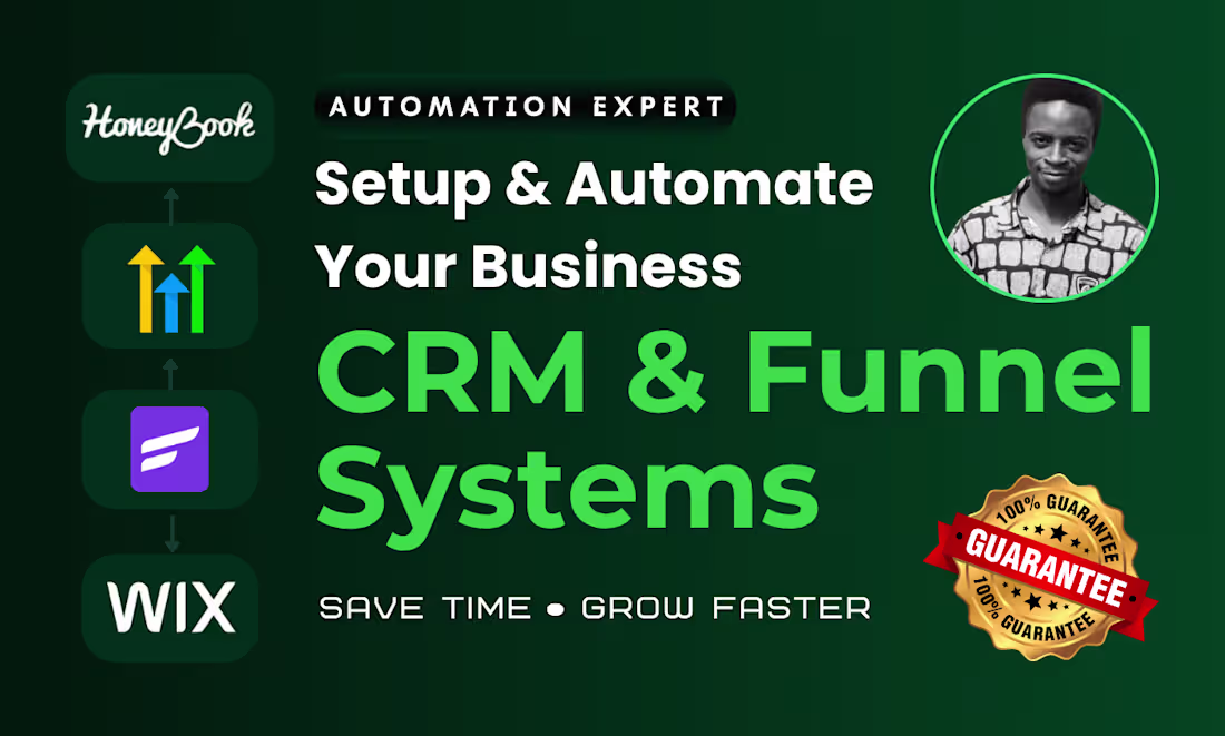 Cover image for Tired of manual tasks slowing your business? Get your CRM, f...
