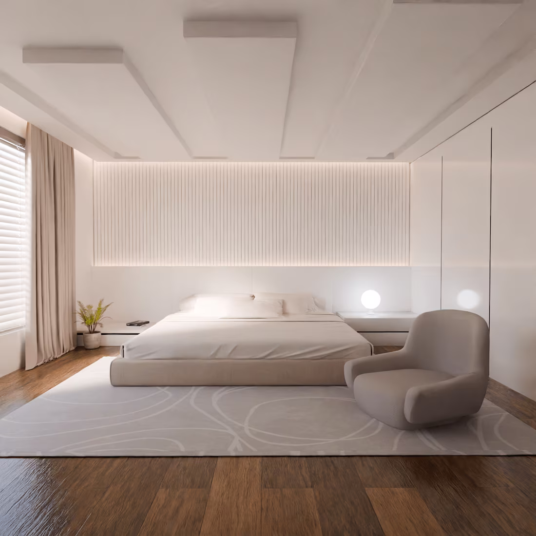 Cover image for Modern Minimalist Bedroom – Interior Visualization