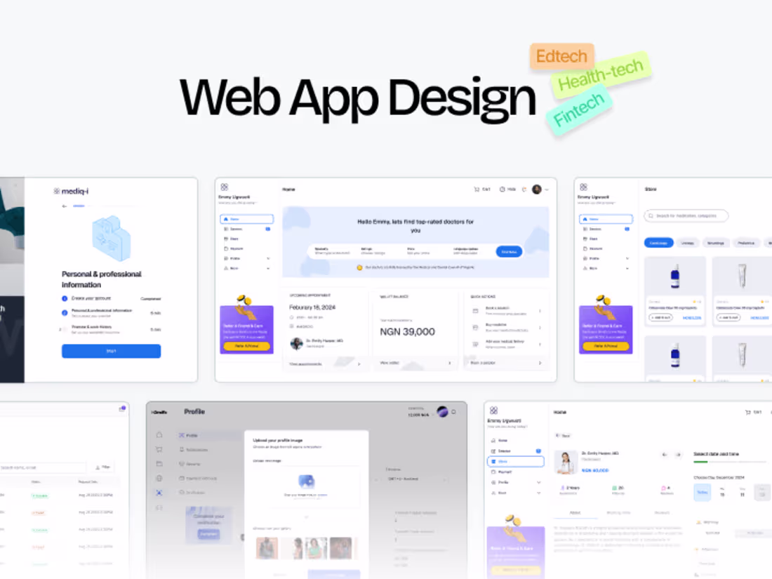 Cover image for Website Application Design