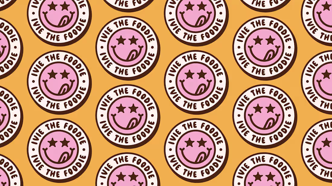 Cover image for Visual brand identity design for a food influencer