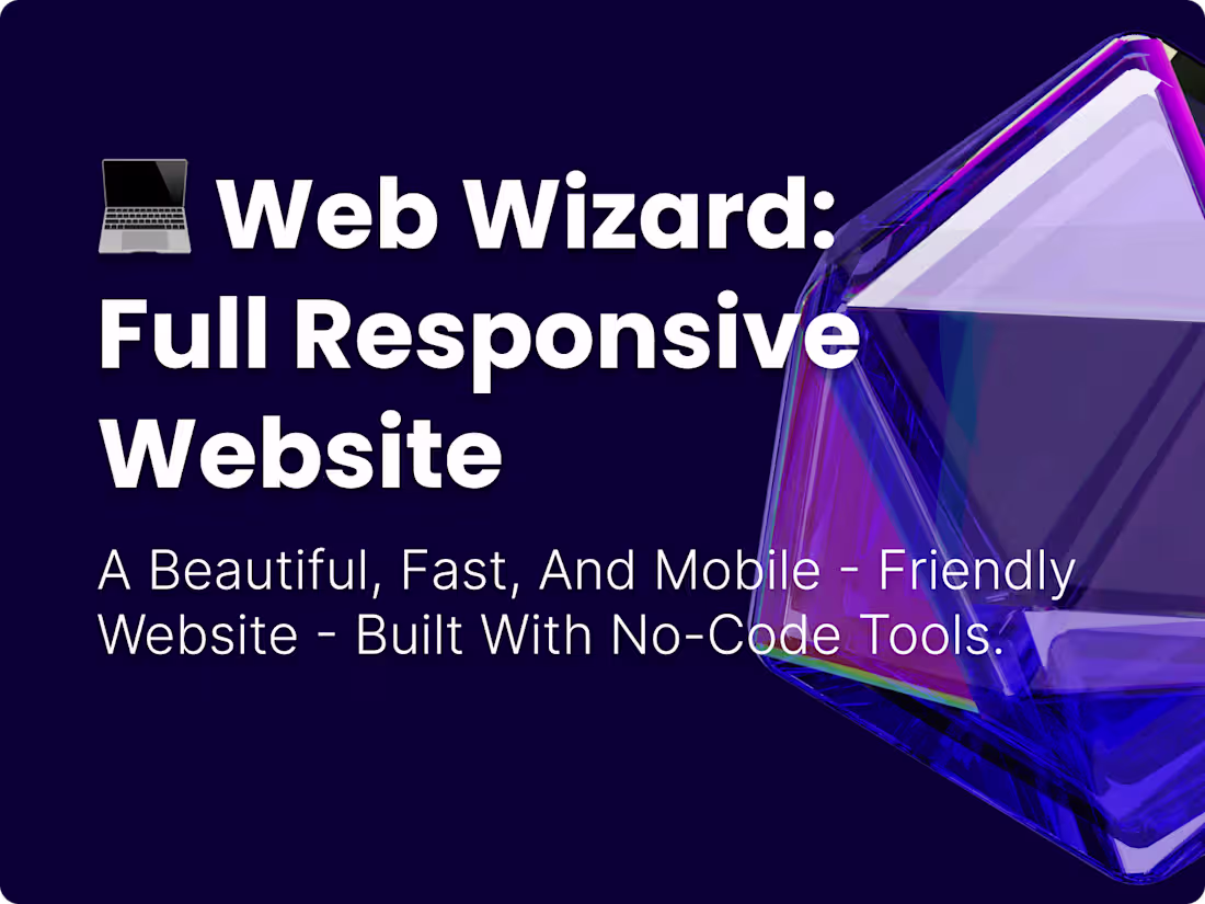Cover image for ‍Full Responsive Website