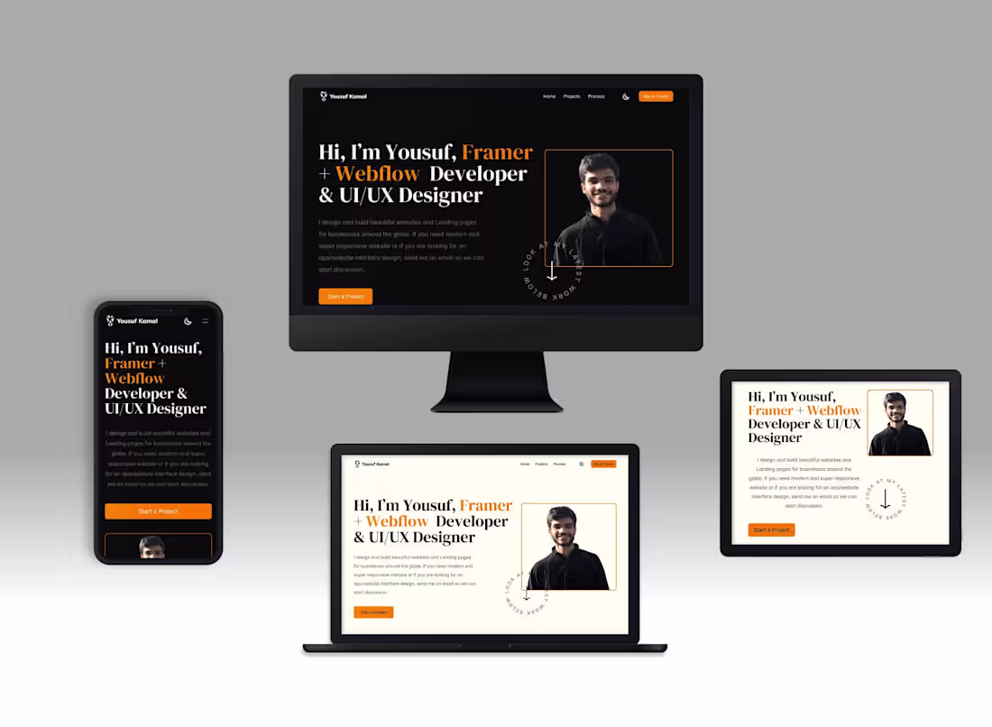 Cover image for Yousuf Kamal personal porfolio website