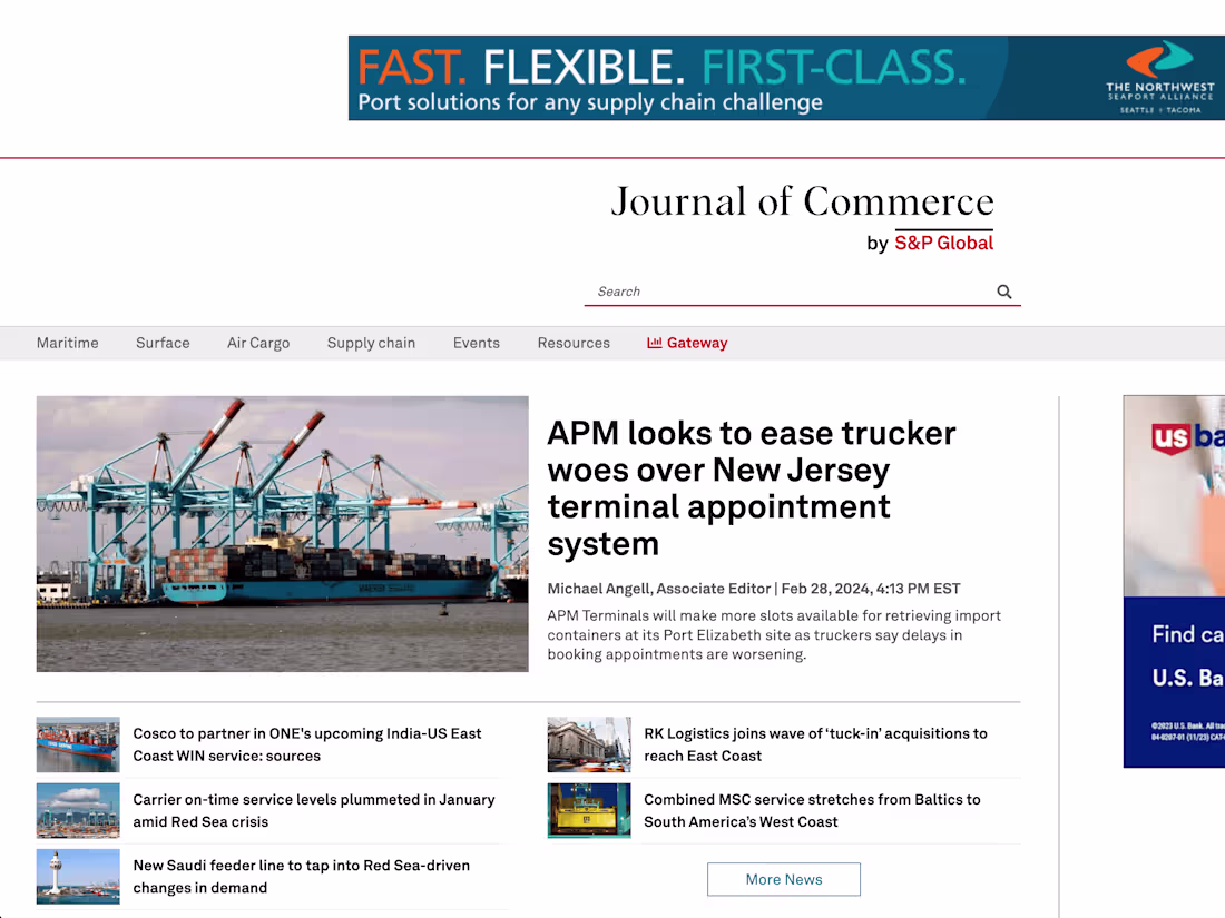 Cover image for Journal of Commerce