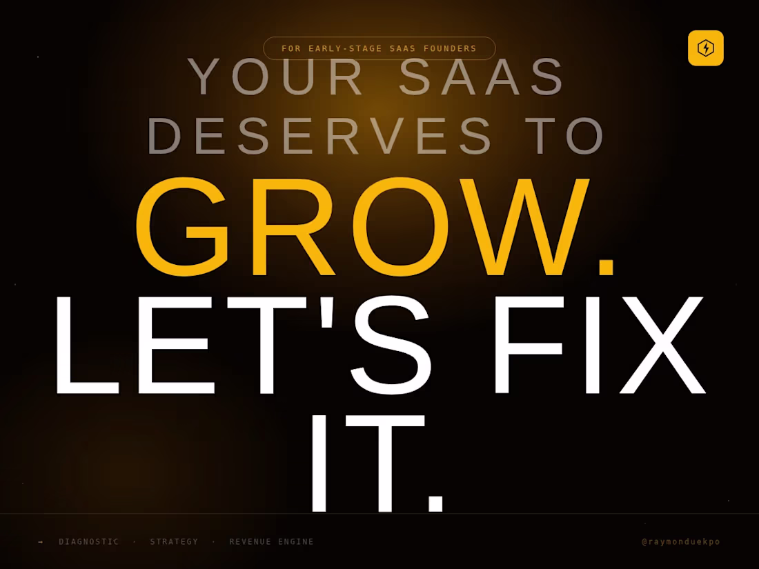 Cover image for I'll diagnose why your SaaS isn't growing and fix it