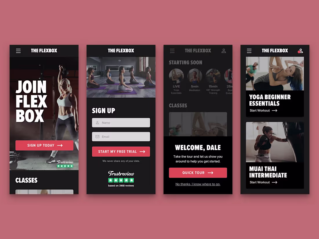 Cover image for Flex Box Gym App