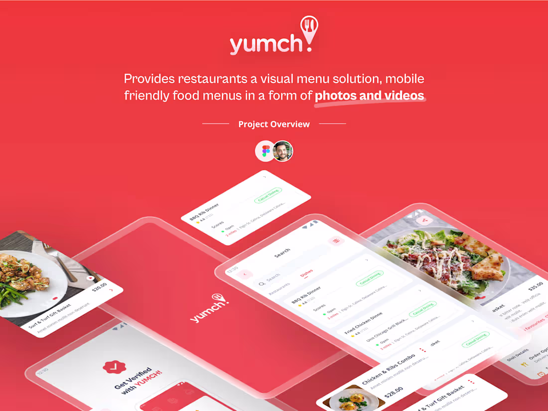 Cover image for Yumch -  iOS & Android App