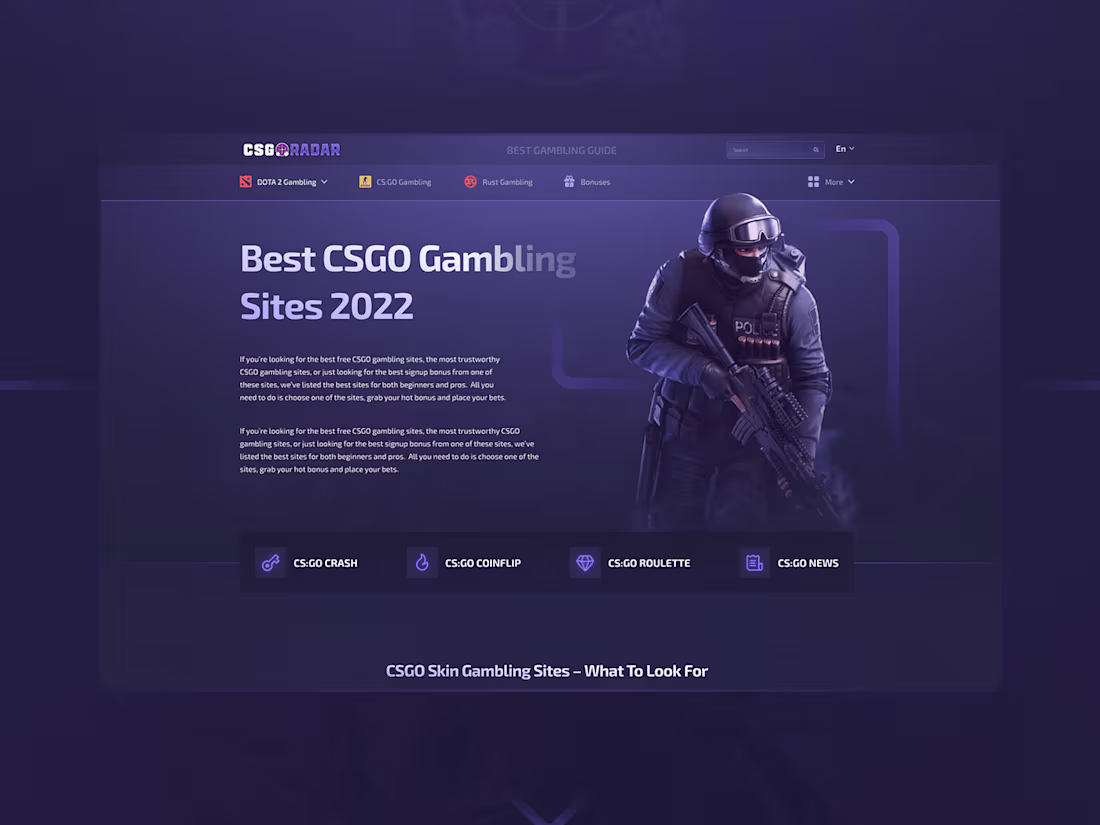 Cover image for CSGORADAR on Behance