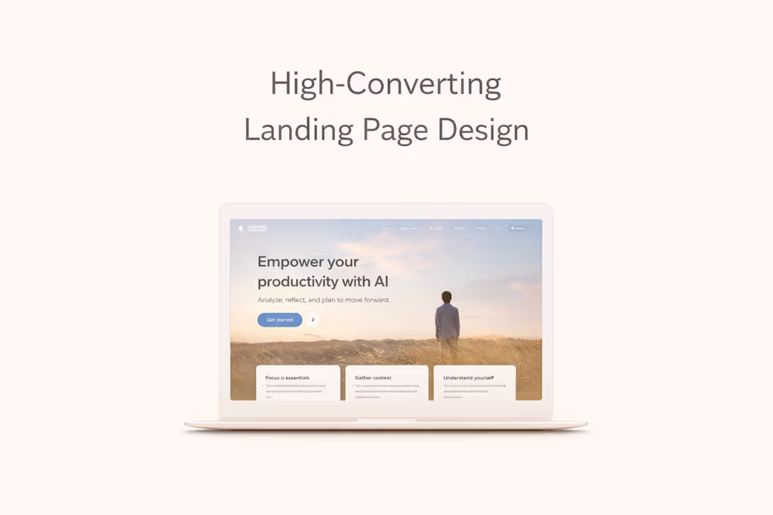 Cover image for High-Converting Landing Page Design