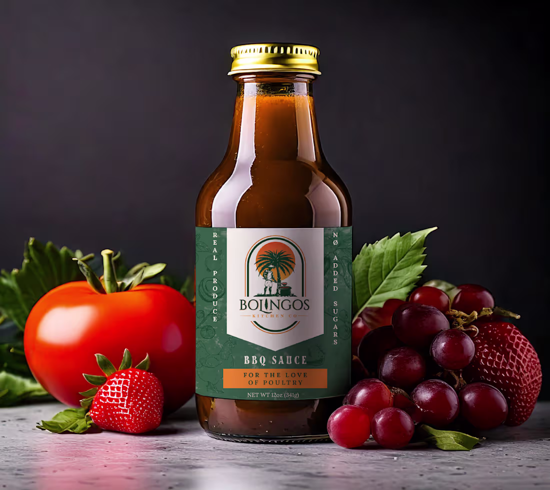 Cover image for My client asked me to design two labels for his BBQ sauce, e...