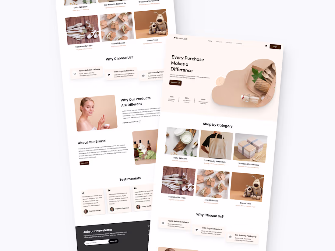 Cover image for GreenCart – A Sustainable Shopping Experience