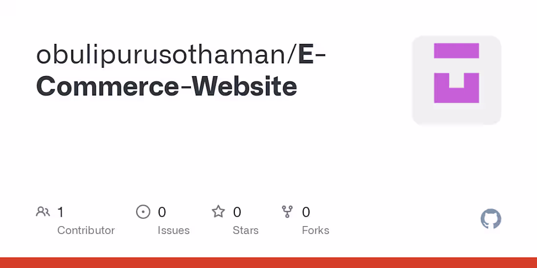 Cover image for E-Commerce-Website