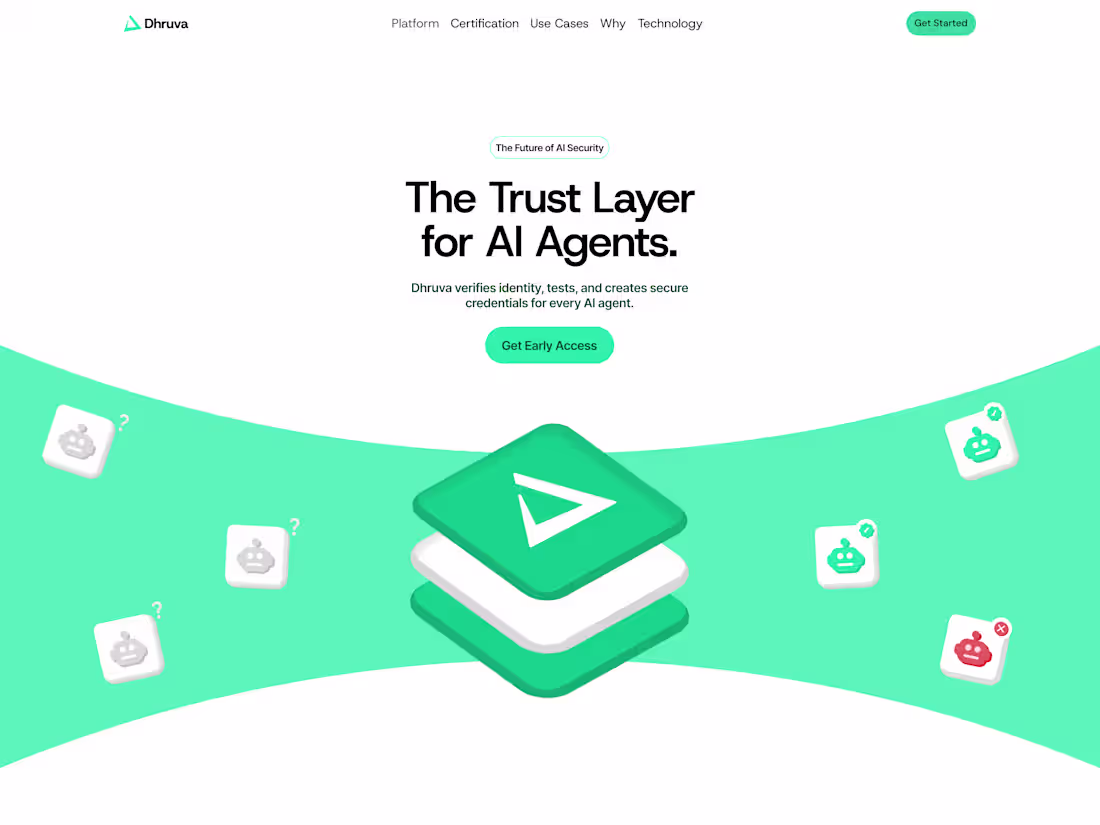 Cover image for Dhruva - Landing Page, Animated