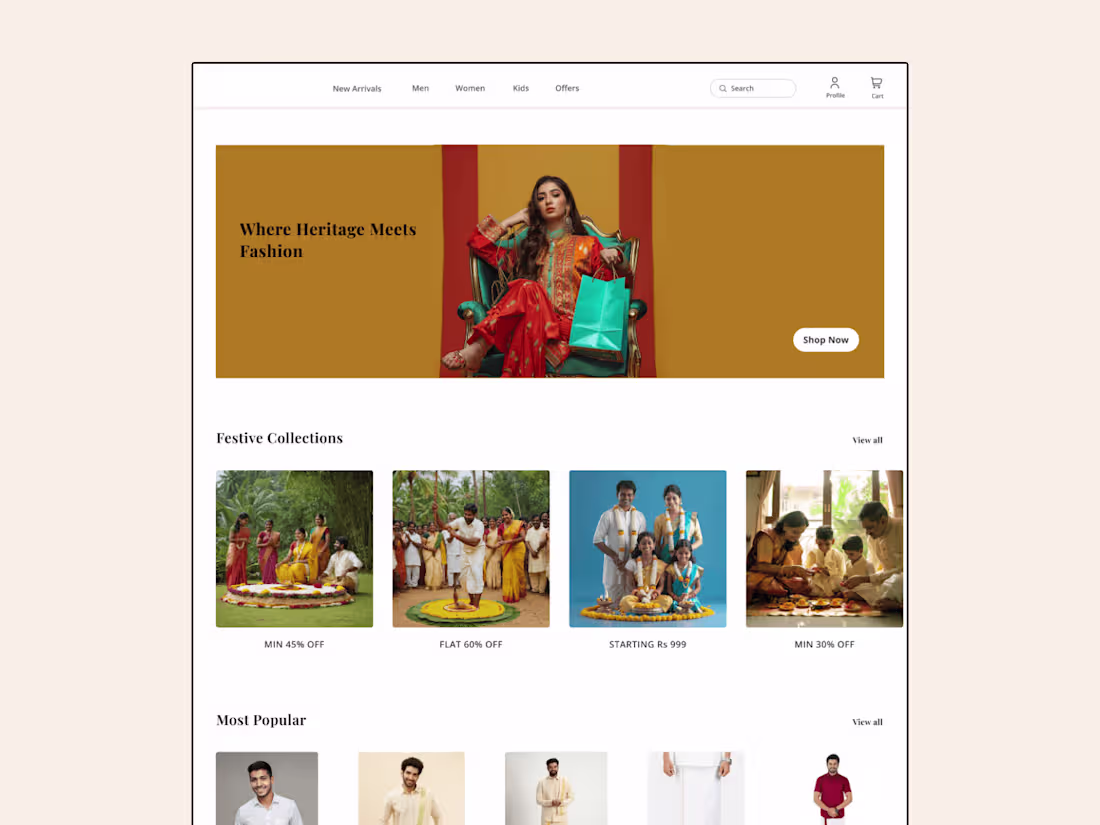 Cover image for e-commerce website